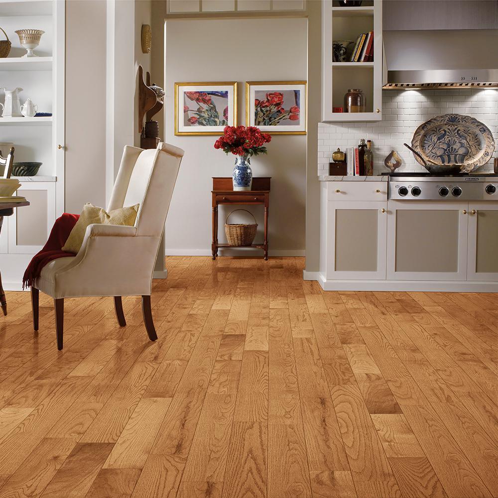 Bruce Plano Oak Marsh 3/4 in. Thick x 5 in. Wide x Varying Length Solid Hardwood Flooring (23.5 sq. ft. / case) - Super Arbor