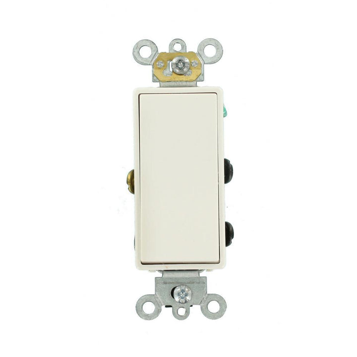 20 Amp Decora Plus Commercial Grade 4-Way Rocker Switch, White - Super Arbor