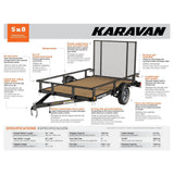 1483 lbs. Payload Capacity Landscape Trailer - Super Arbor