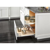 Rev-A-Shelf 14.3-in W x 5.62-in H 1-Tier Pull Out Metal Soft Close Baskets & Organizers