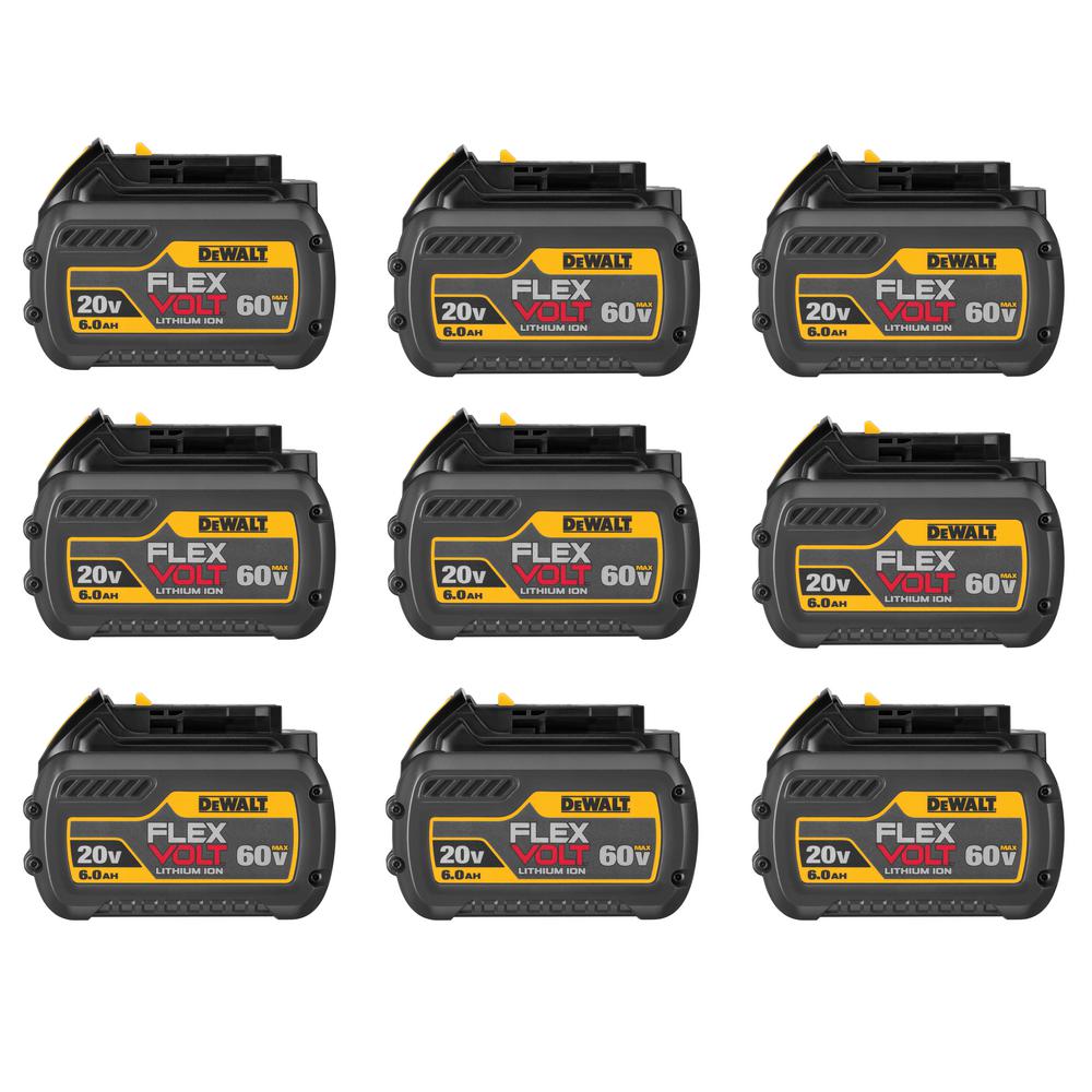 FLEXVOLT 20-Volt/60-Volt MAX Lithium-Ion 6.0Ah Battery Pack (2-Pack)