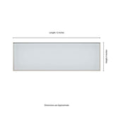 MSI Ice Bevel 4 in. x 12 in. Matte Glass White Subway Tile (5 sq. ft./case)