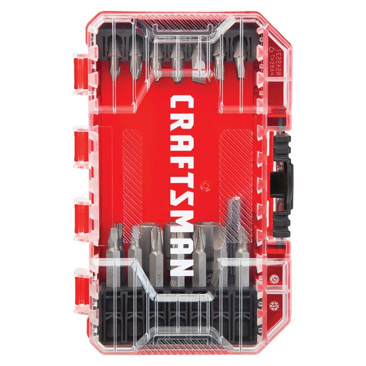CRAFTSMAN 19-Piece Steel Hex Shank Screwdriver Bit Set