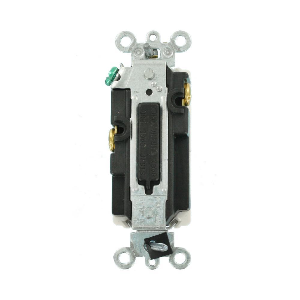Decora Plus 15 Amp Switch, White - Super Arbor