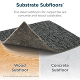 Shaw Crafted 24-in x 24-in Create Pattern Full Spread Adhesive Carpet Tile (79.99-sq ft)