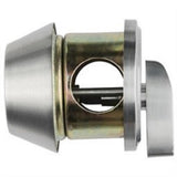 Commercial 2-3/4 in. Single Cylinder Satin Chrome Heavy-Duty Industrial Deadbolt - Super Arbor