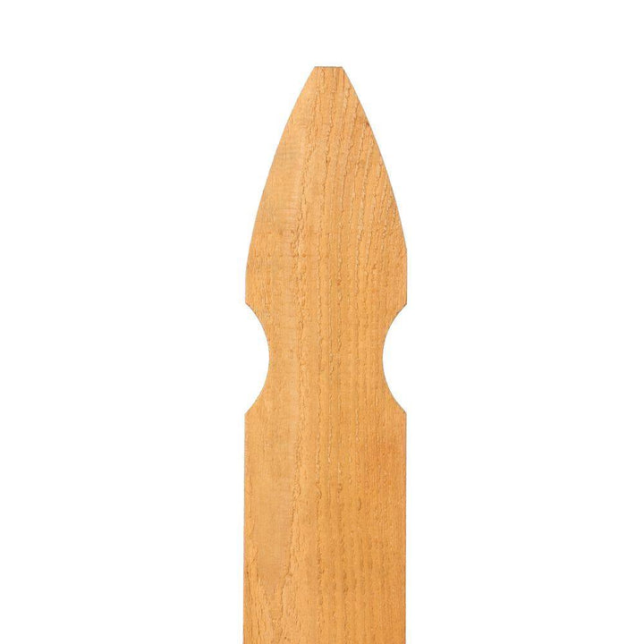 5/8 in. x 3-1/2 in. x 3-1/2 ft. Western Red Cedar French Gothic Fence Picket (27-Pack) - Super Arbor