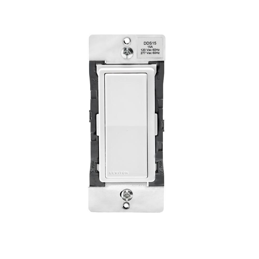 Decora Digital 15 Amp 120-Volt Rocker Light Switch and Timer with Bluetooth Technology, White - Super Arbor