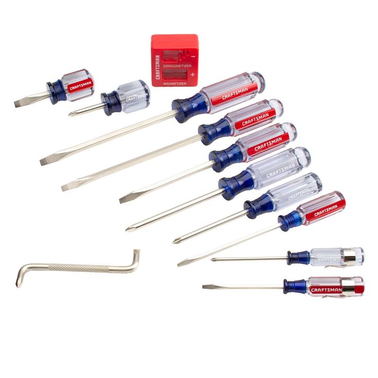 CRAFTSMAN 12-Piece Acetate Handle Screwdriver Set