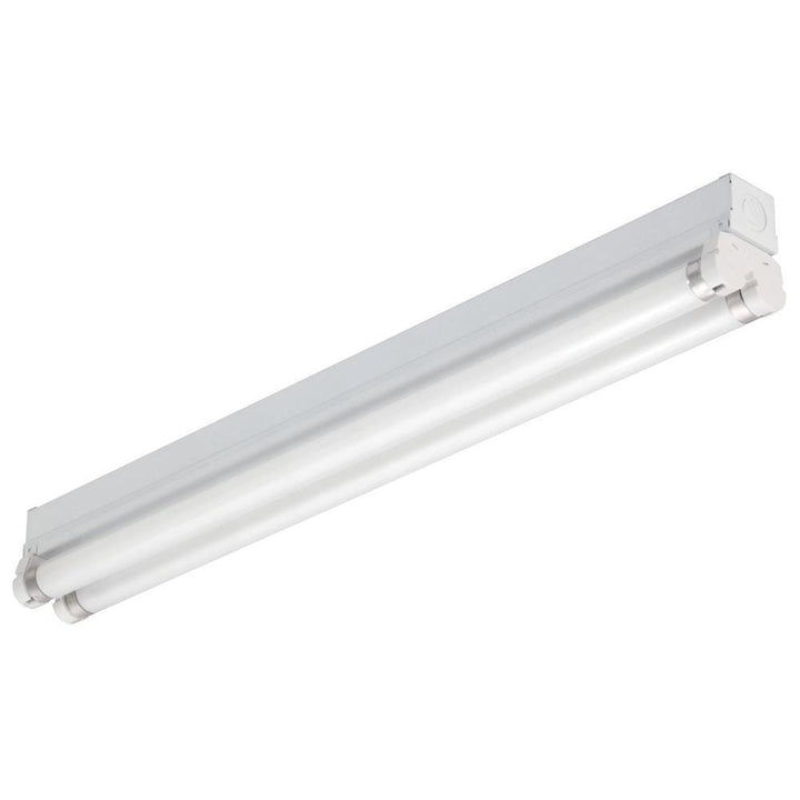 3 ft. 2-Light Gloss White T8 Fluorescent Strip Light - Super Arbor