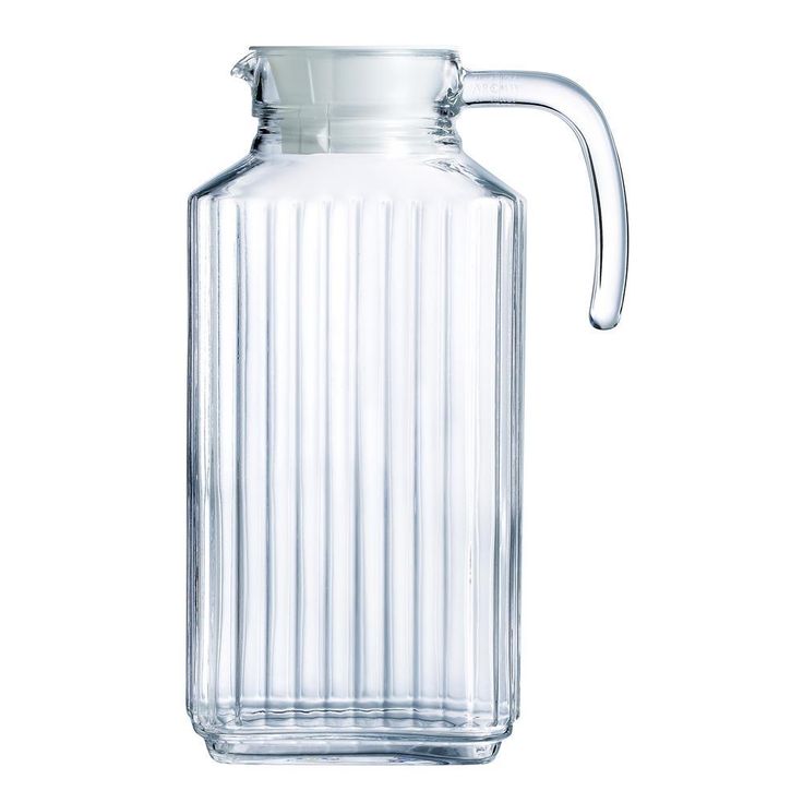 Quadro Jug 57.5 oz. with White Lid (Set of 1)