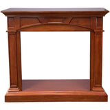 32,000 BTU Ventless Dual Fuel Gas Fireplace with Remote Control in Heritage Cherry - Super Arbor