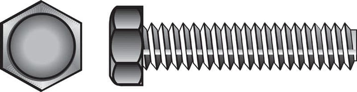 Hillman 1/2 in. Diameter x 4 in. Length Zinc-Plated Steel Hex Tap Bolts, Coarse Thread, 25-Pack