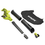 Sun Joe 250 MPH 440 CFM 14 Amp Electric Handheld Blower/Vacuum/Mulcher in Green - Super Arbor