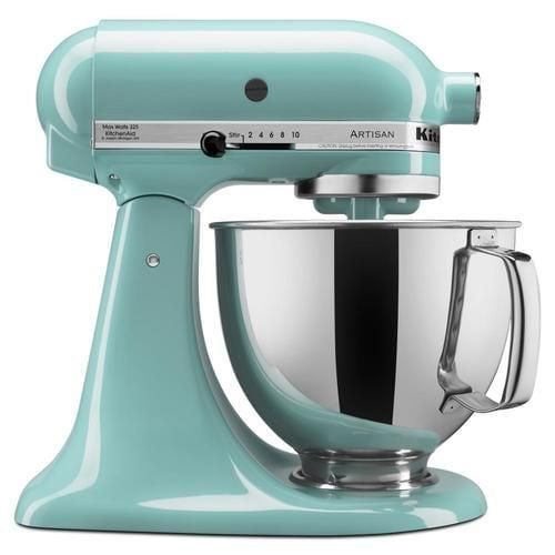 KitchenAid 5-Quart 10-Speed Aqua Sky Residential Stand Mixer