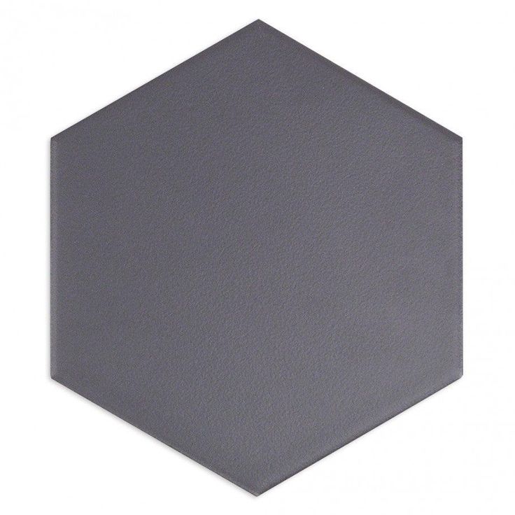 Magen Hex Dark Gray Matte Ceramic Hexagon Tile