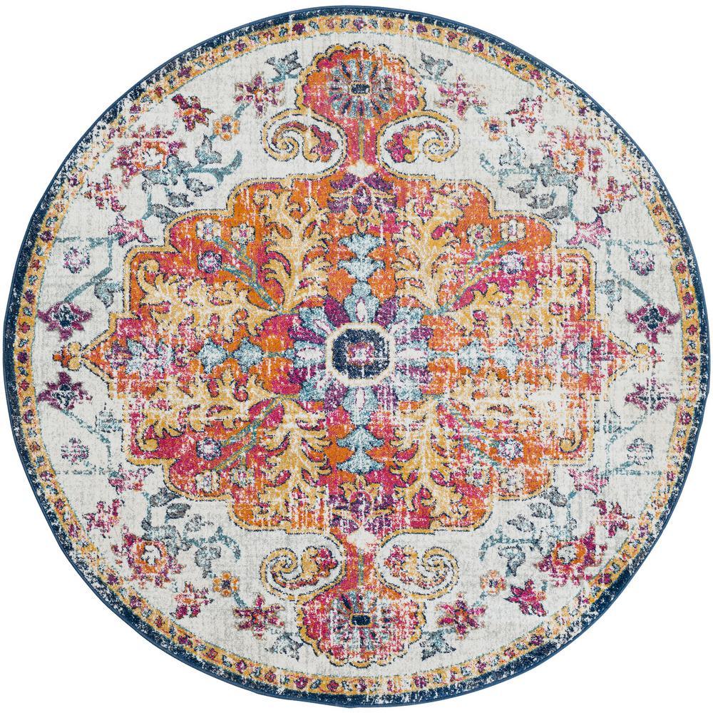 Demeter Ivory 8 ft. x 10 ft. Abstract Area Rug - Super Arbor