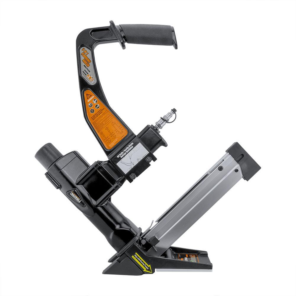 Pneumatic 3-in-1 15.5-Gauge and 16-Gauge 2 in. Flooring Nailer and Stapler - Super Arbor
