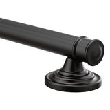 Moen Belfield 12-in Matte Black Wall Mount (ADA Compliant) Grab Bar