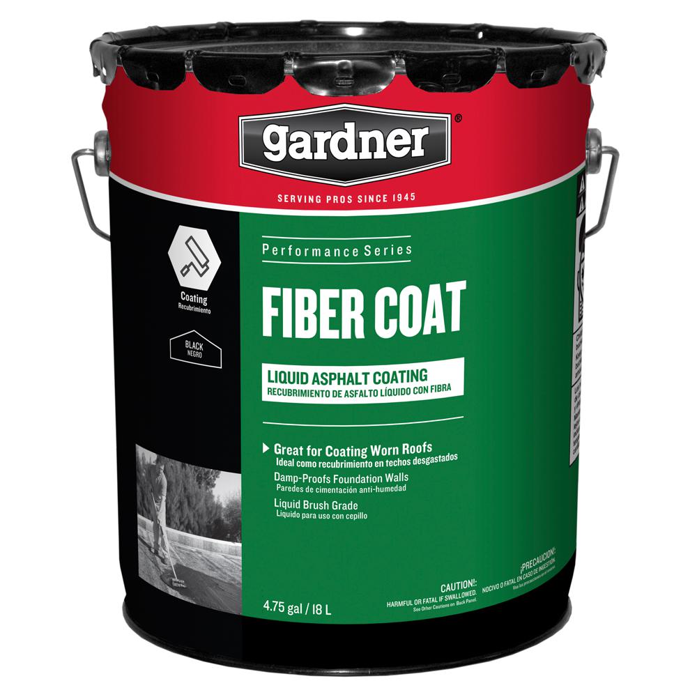 4.75 Gal. Fiber Coat Liquid Asphalt Roof Coating (18 Pallet) - Super Arbor
