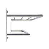 Hotel Grade 24 in. Wall Mounted Towel Rack in Polished Chrome - Super Arbor