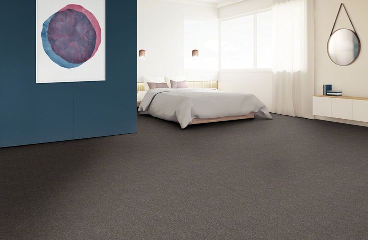 STAINMASTER Essentials Blue Diamonds III 12-ft Iron Textured Carpet Sample (Interior)
