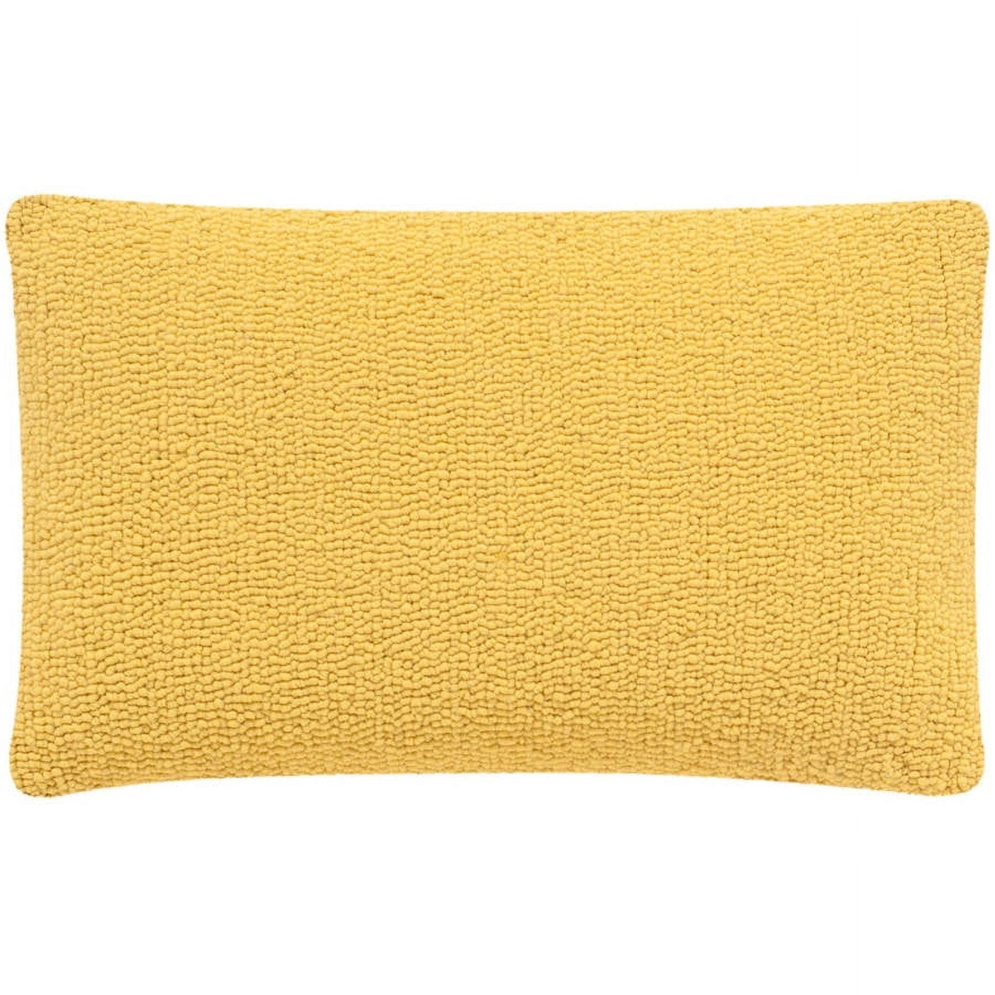 Safavieh Soleil Solid 12" x 20" Indoor/Outdoor Pillow, Sunshine Yellow, Set of 2