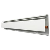 Fine/Line 30 5 ft. Hydronic Baseboard with Fully Assembled Element and Enclosure in Nu White - Super Arbor