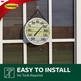 2-Piece Medium Clear Outdoor Window Hooks - Super Arbor