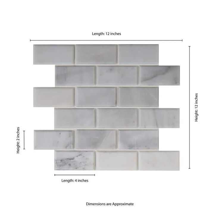 MSI Greecian White Beveled 12 in. x 12 in. x 10 mm Polished Marble Mesh-Mounted Mosaic Tile (1 sq. ft.)
