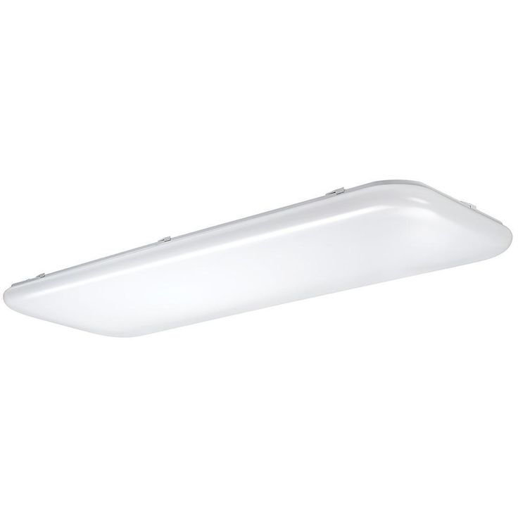 4 ft. x 1.5 ft. White Traditional LED Ceiling Flushmount