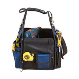 10 in. Open Electric Tool Bag in Black and Blue - Super Arbor