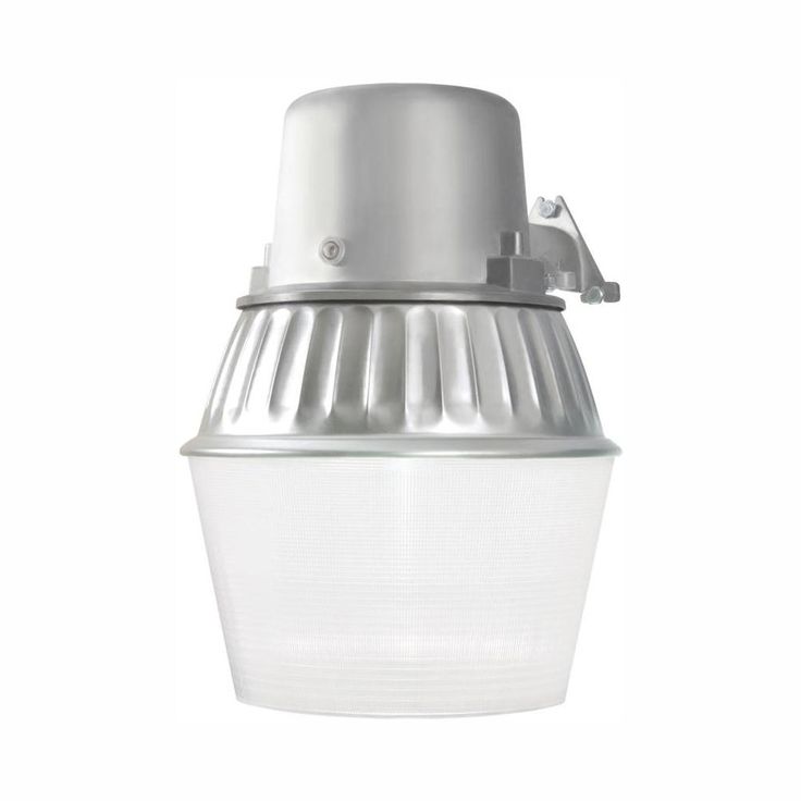 65-Watt Metallic Outdoor Fluorescent Security Wall and Area Light with Dusk to Dawn Photocell Sensor