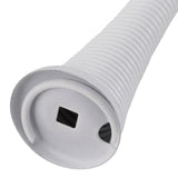 3 in. White Broad Base Spring Door Stop (5-Pack)