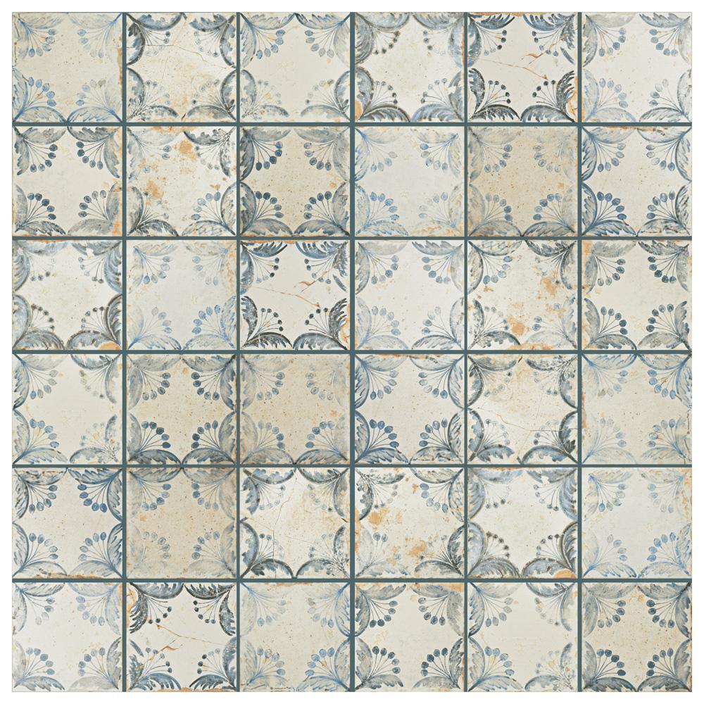 Oldker 13 in. x 13 in. Ceramic Floor and Wall Tile (12.2 sq. ft. / case) - Super Arbor
