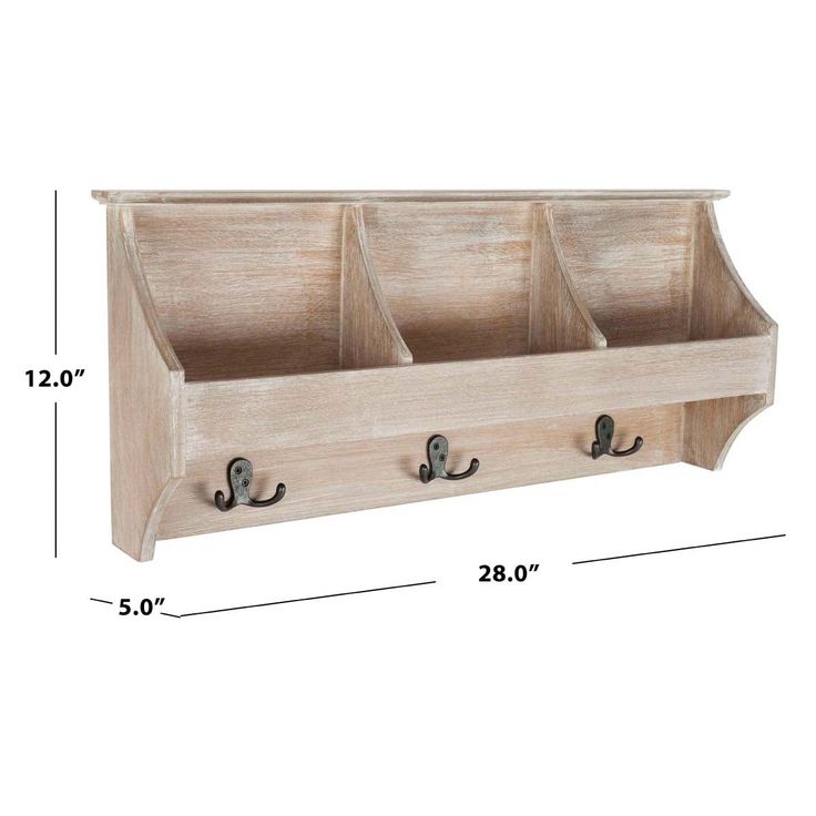 Safavieh Darcey Hanging Storage Wall Rack (Gray)