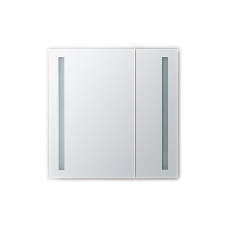 Royale Basic 30 in. W x 30 in. H Recessed or Surface Mount Medicine Cabinet with Bi-View Door, LED Lighting with Dimmer