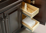 Style Selections Gladmere 36.5-in Java Single Sink Bathroom Vanity with Nutmeg Solid Surface Top