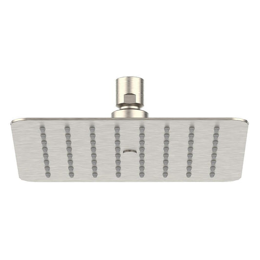 Piano 1-Pattern 1.75 GPM 7.87 in. Ceiling Mount Square Shower Head in Brushed Nickel - Super Arbor