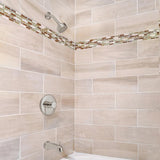 Eastport Single-Handle 1-Spray Tub and Shower Faucet in Satin Nickel (Valve Included) - Super Arbor