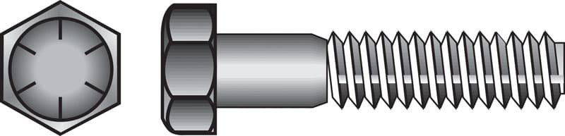 Hillman 9/16 in. Diameter x 1-1/2 in. Length Grade 8 Heat-Treated Steel Hex Head Cap Screws, 25-Pack