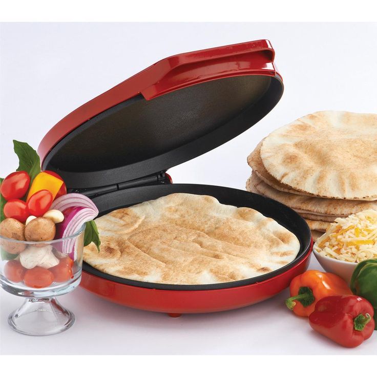 12 in. Red Non-Stick Pizza Maker