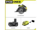RYOBI 18-Volt ONE+ Cordless 5-1/2 in. Circular Saw Kit with 4.0 Ah Lithium-Ion Battery and 18V Charger