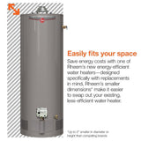 Performance Manufactured Housing 30 Gal. Tall 6 Year 30,000 BTU Convertible Natural Gas/LP Direct Vent Tank Water Heater - Super Arbor