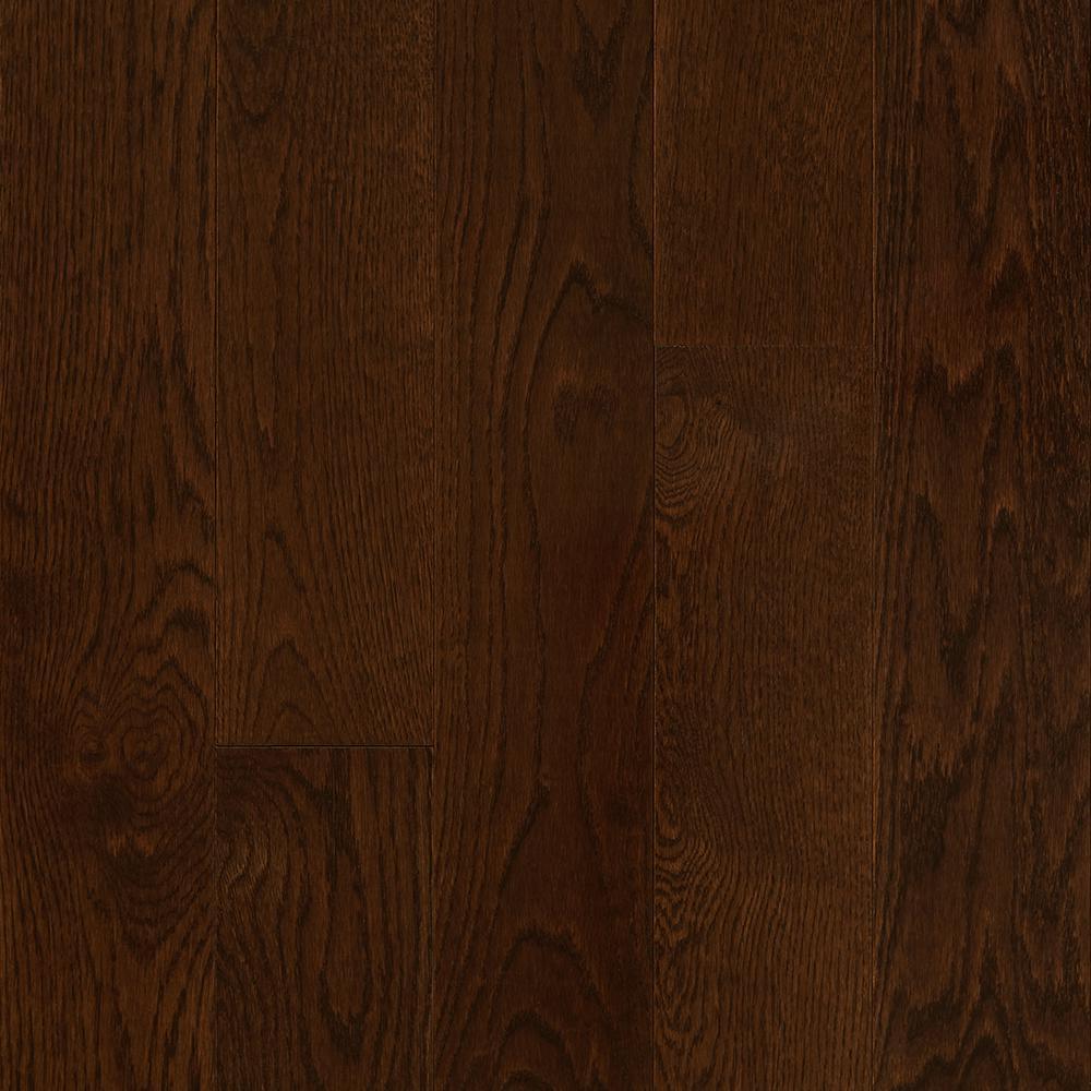 Bruce Plano Oak Gunstock 3/4 in. Thick x 5 in. Wide x Varying Length Solid Hardwood Flooring (23.5 sq. ft. / case) - Super Arbor