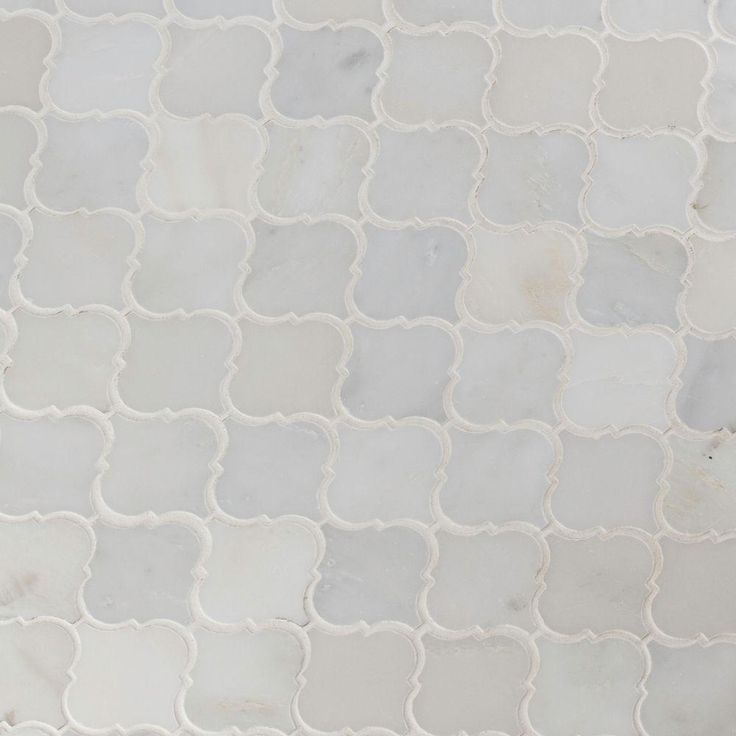 MSI Greecian White Arabesque 12 in. x 12 in. x 10 mm Polished Marble Mosaic Floor and Wall Tile (10 sq. ft./case)