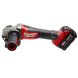 M18 FUEL 18-Volt Lithium-Ion Brushless 4-1/2 in. /5 in. Grinder, Slide Switch Lock-On Kit w/ 4-1/2 in. Diamond Blade