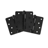 3-1/2 in. Square Corner Satin Nickel Door Hinge Value Pack (10 per Pack) - Super Arbor