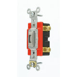 20 Amp Industrial Grade Heavy Duty Single Pole Locking Toggle Switch, Gray - Super Arbor