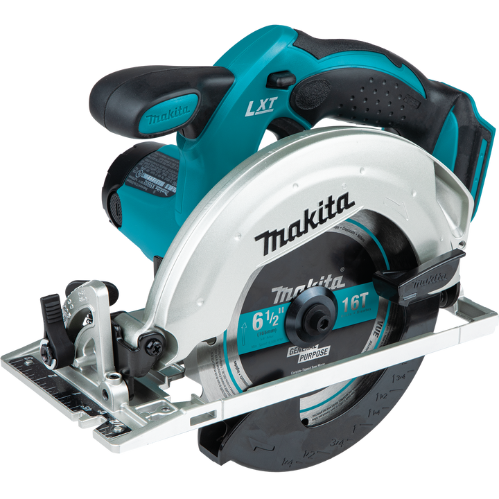 Makita 18V LXT Lithium‑Ion Cordless 6-1/2 in. Lightweight Circular Saw with General Purpose Blade (Tool Only, XSS02Z)